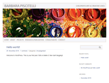 Tablet Screenshot of barbarapiscitelli.com